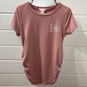 “So loved” Soft T Shirt by Pink Bud